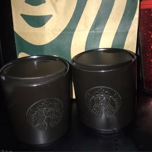 MTte black Starbucks mug